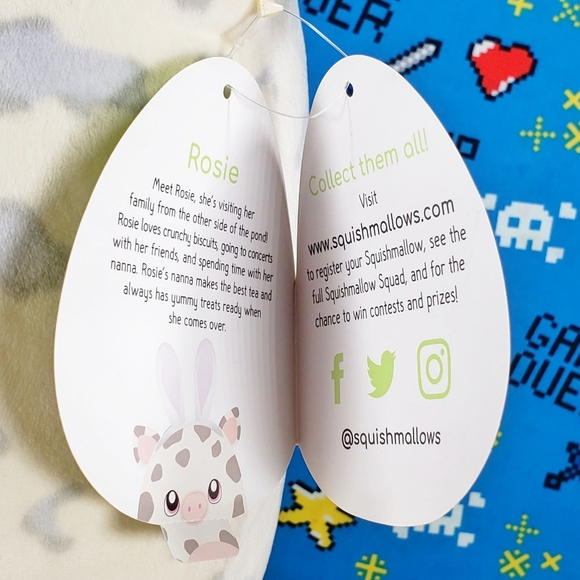 Squishmallow Rosie the Spotted Pig 12" UltraSoft Easter Holiday Stuffed Plush - Picture 11 of 12